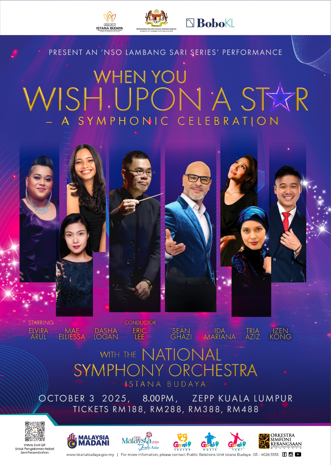 NATIONAL SYMPHONY ORCHESTRA LAMBANG SARI SERIES : WHEN YOU WISH UPON A STAR