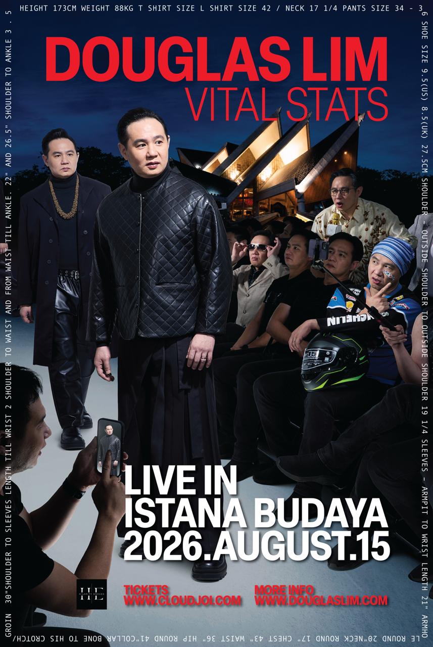 DOUGLAS LIM VITAL STATS : LIVE IN ISTANA BUDAYA