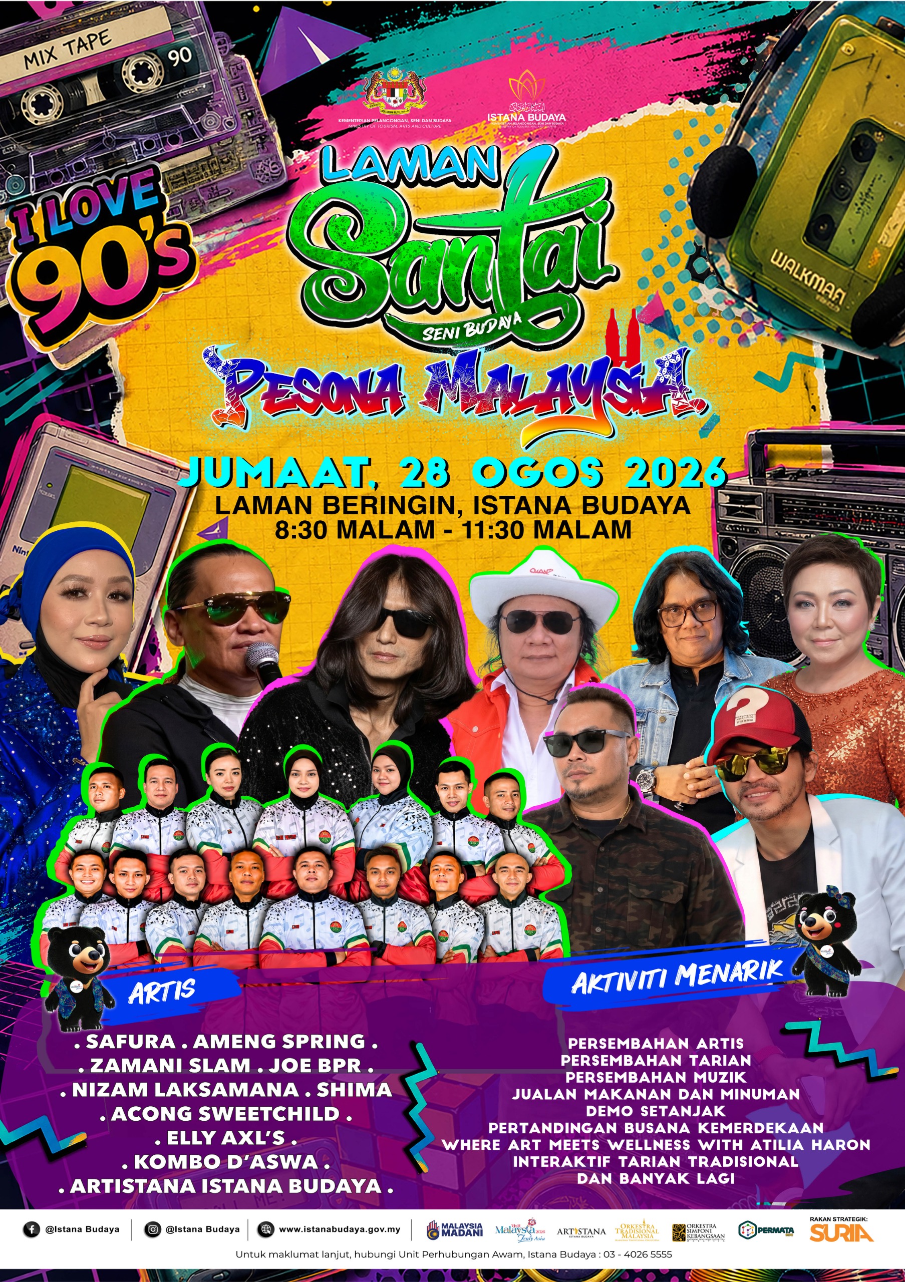 LAMAN SANTAI SENI BUDAYA PESONA MALAYSIA