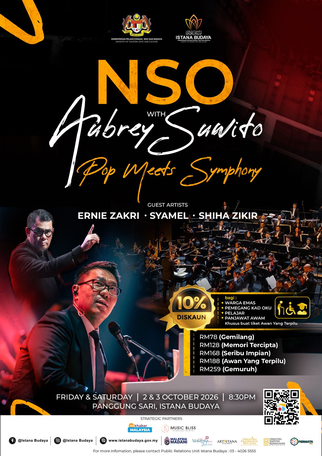 NSO BERSAMA AUBREY SUWITO “POP MEETS SYMPHONY”